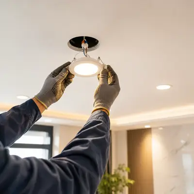 Spot ve LED Aydınlatma Montajı